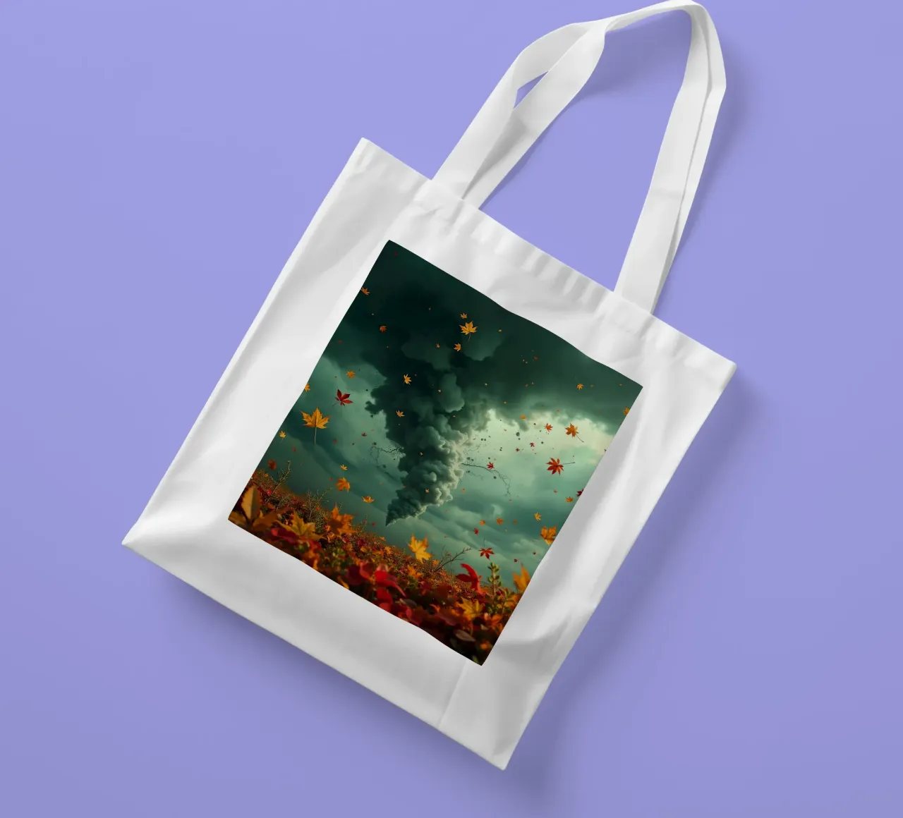 Tempesta d'autunno_7 borsa in juta da Fantasie & Mystikwelten by LK