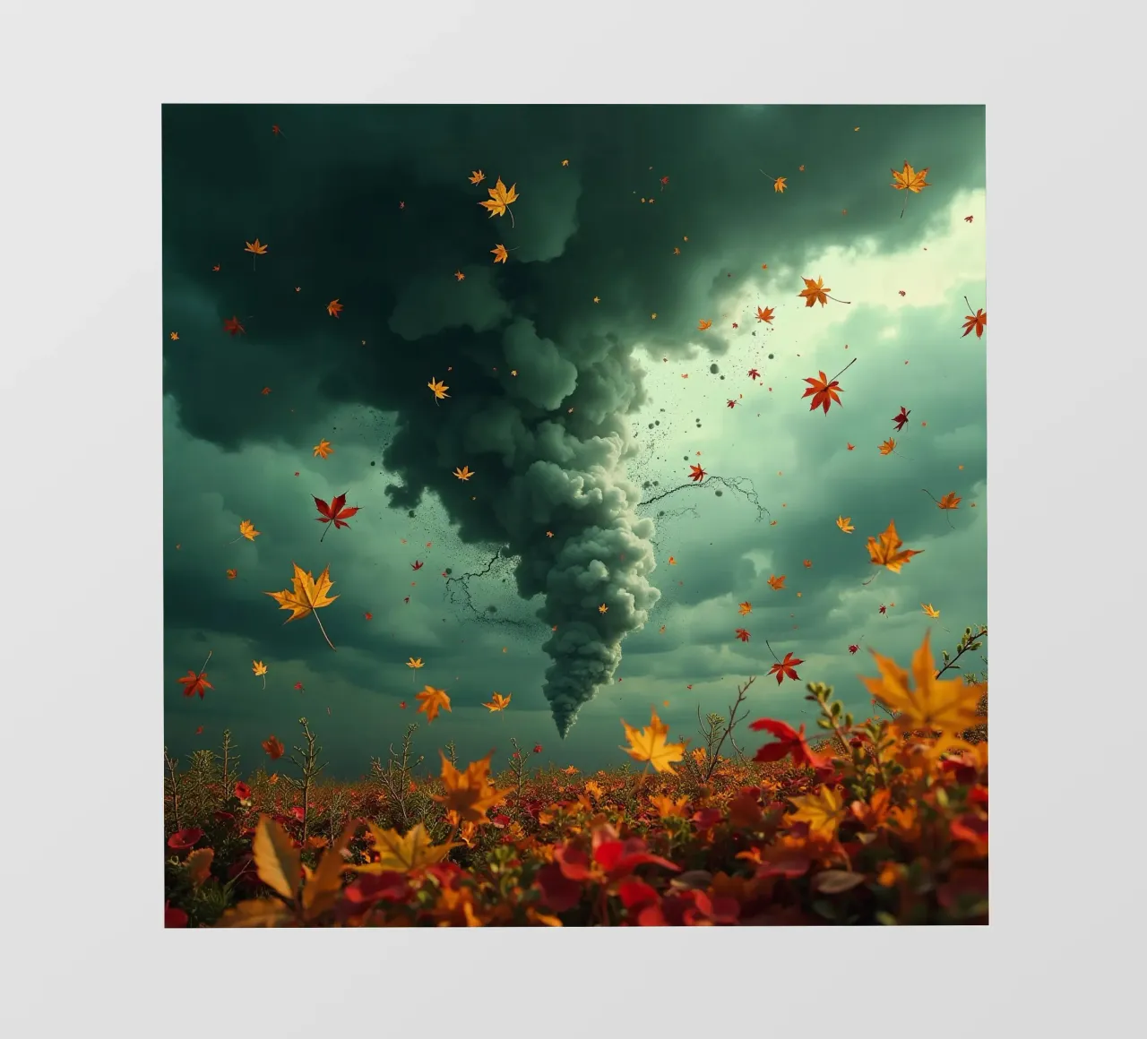 Tempesta d'autunno_7 telo in pvc da Fantasie & Mystikwelten by LK