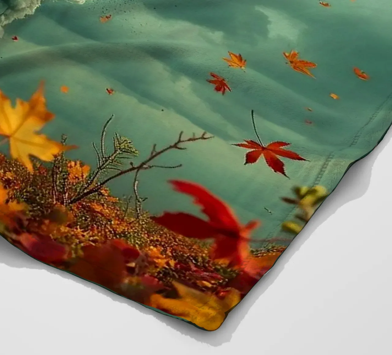 Tempesta d'autunno_7 coperta in pile da Fantasie & Mystikwelten by LK