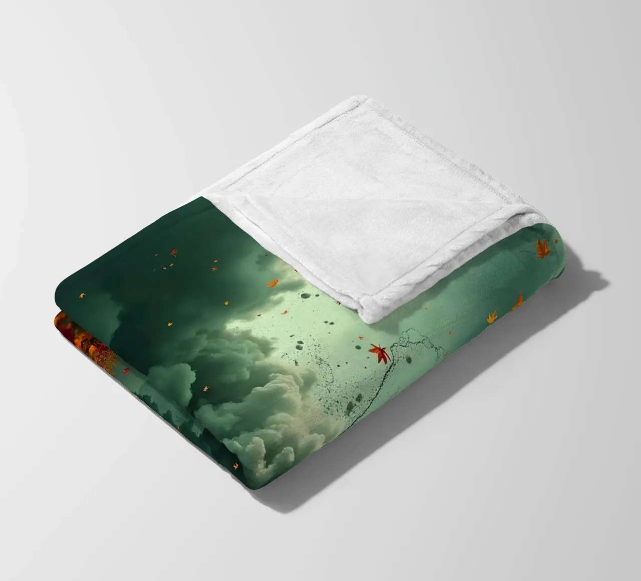 Tempesta d'autunno_7 coperta in pile da Fantasie & Mystikwelten by LK