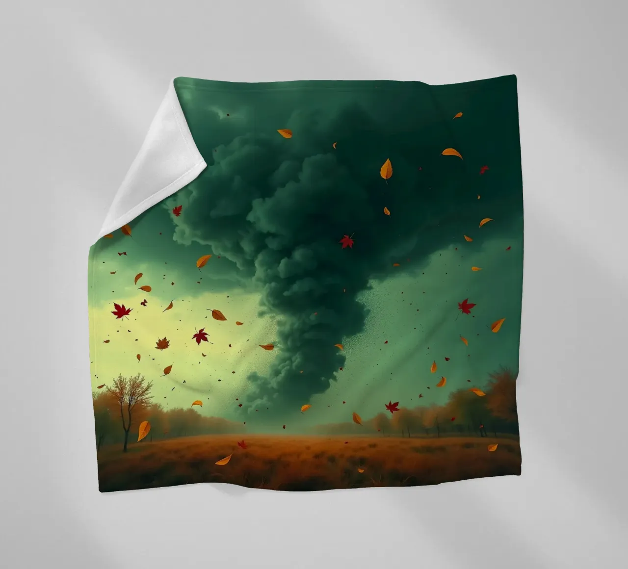Tempesta d'autunno_8 coperta in pile da Fantasie & Mystikwelten by LK