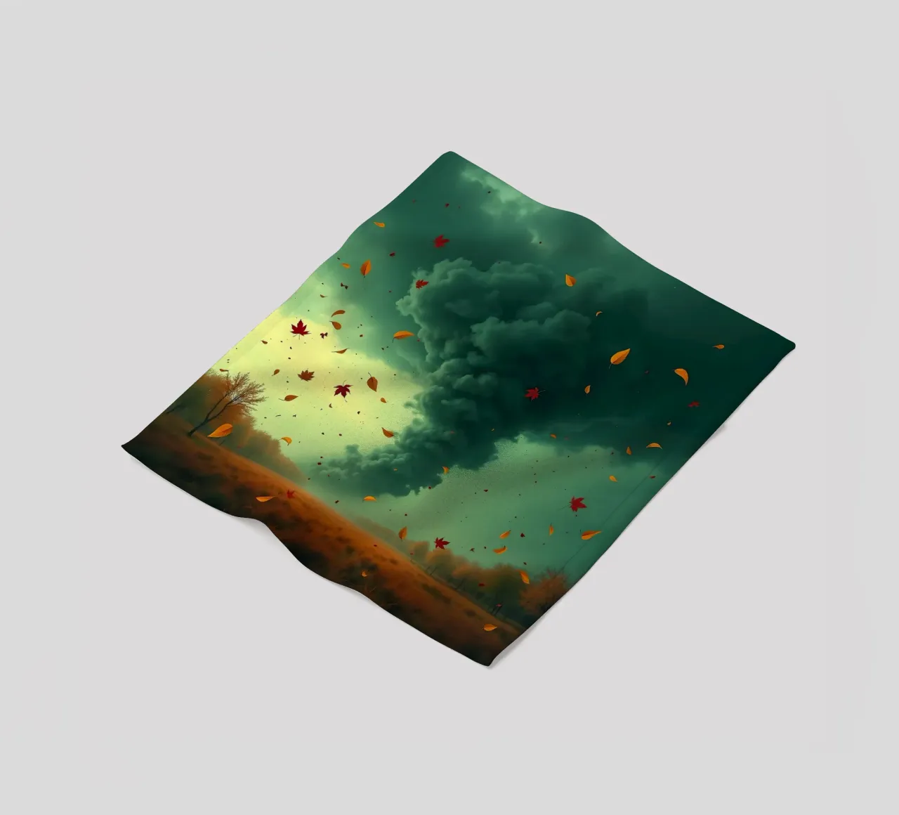 Tempesta d'autunno_8 coperta in pile da Fantasie & Mystikwelten by LK