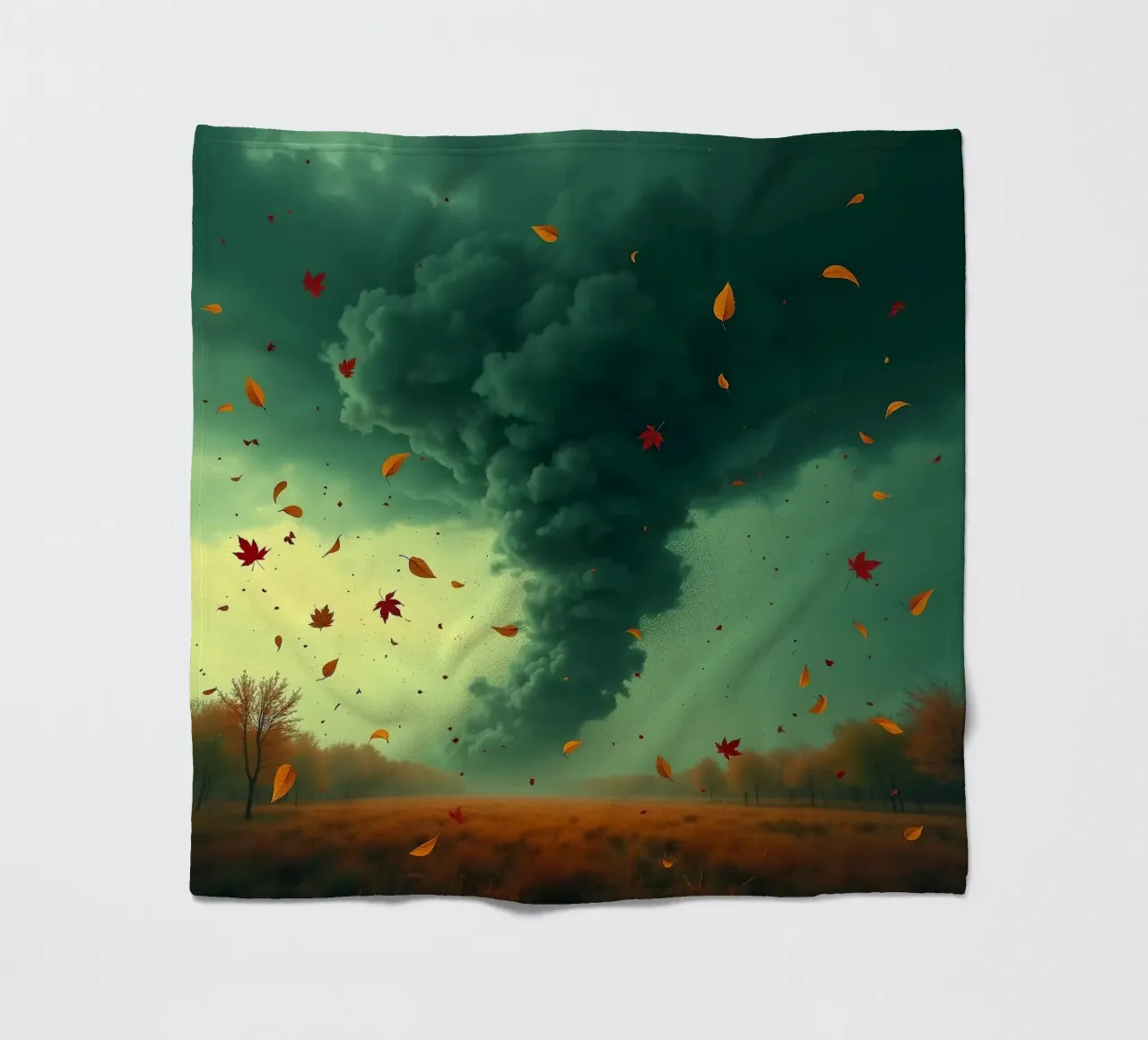 Tempesta d'autunno_8 coperta in pile da Fantasie & Mystikwelten by LK