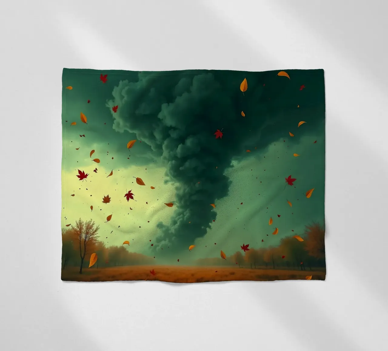 Tempesta d'autunno_8 coperta in pile da Fantasie & Mystikwelten by LK
