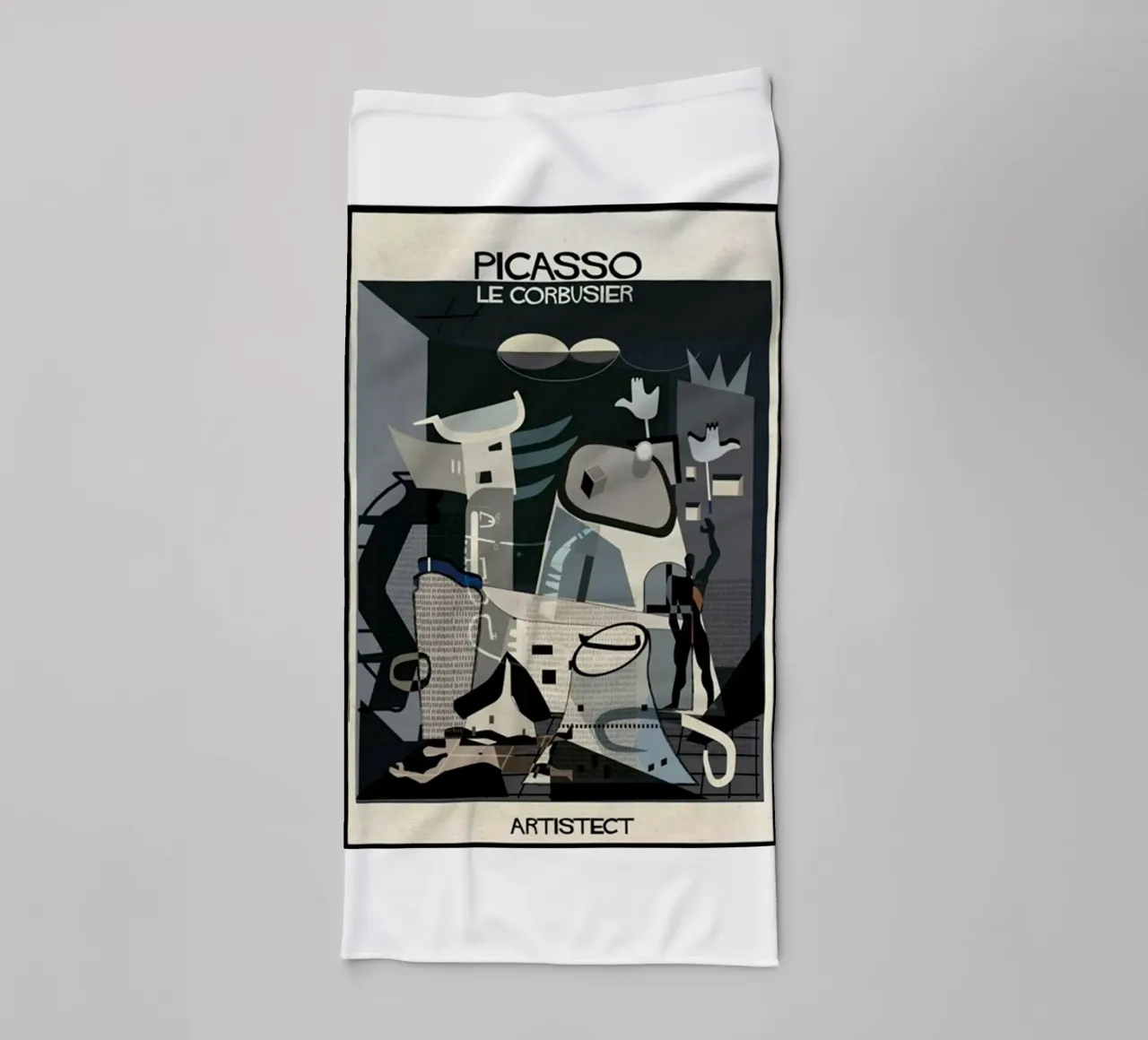 Abstraktes Gemälde von Pablo Picasso Handtuch von eternal nino