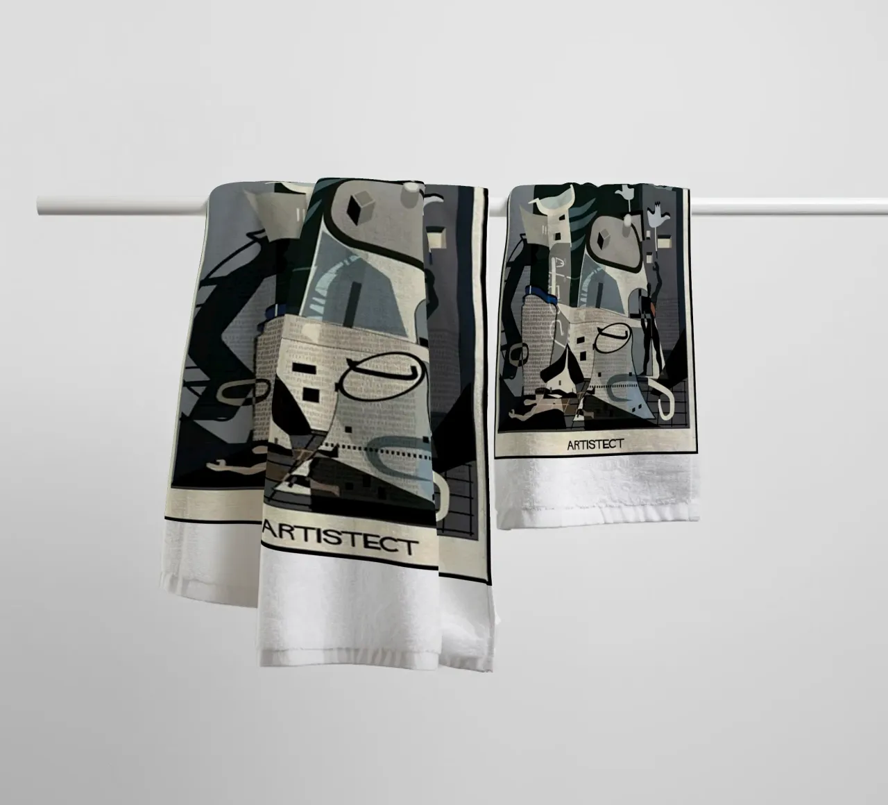 Abstraktes Gemälde von Pablo Picasso Handtuch von eternal nino