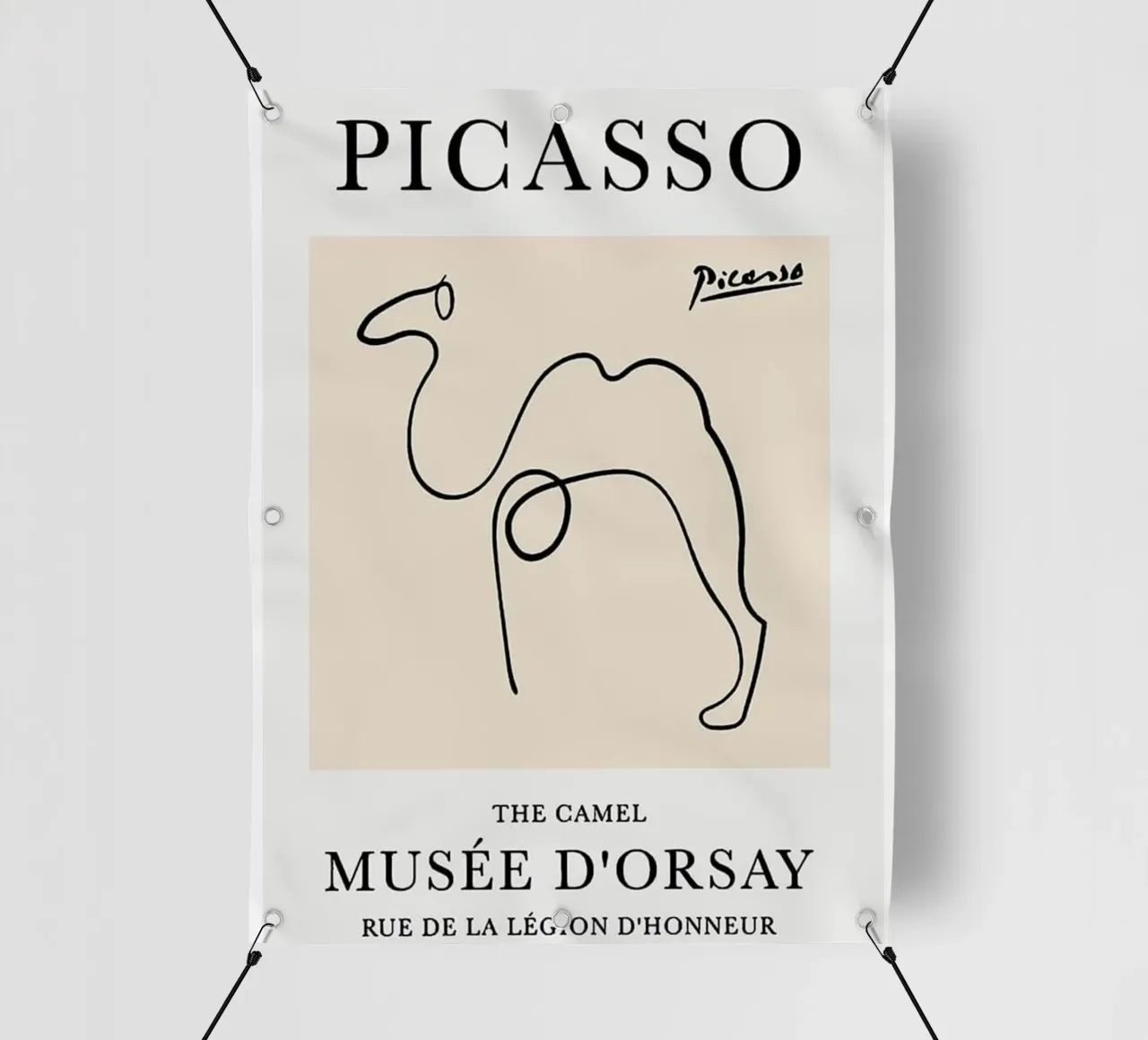 Schizzo di cammello di Picasso telo in pvc da eternal nino
