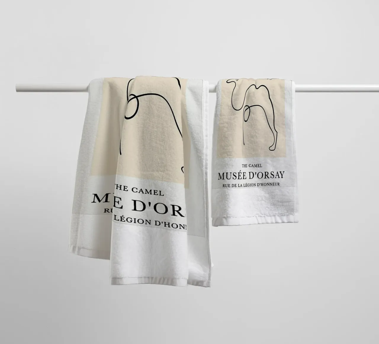 Picasso camel sketch towel by eternal nino