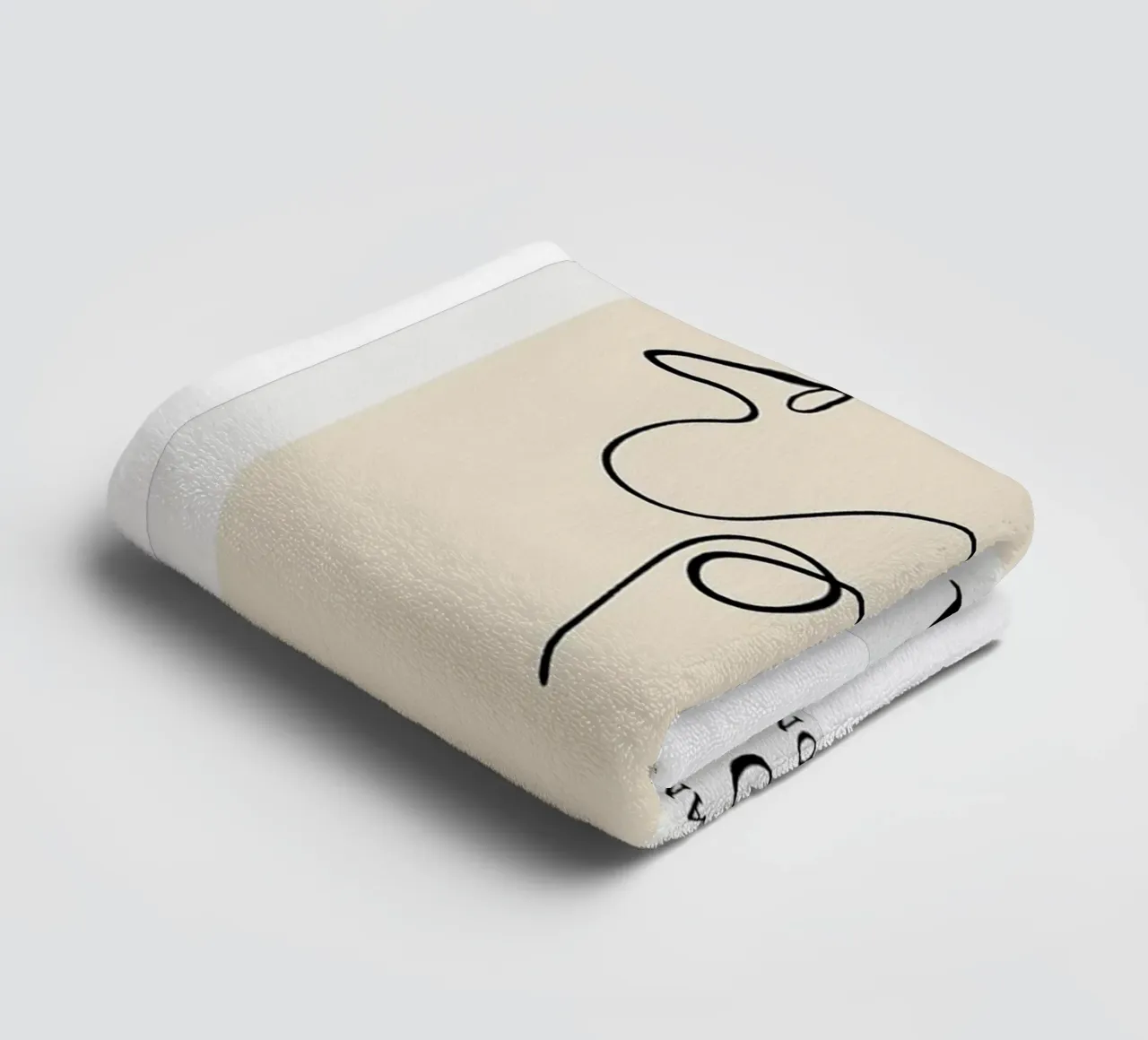 Picasso camel sketch towel by eternal nino