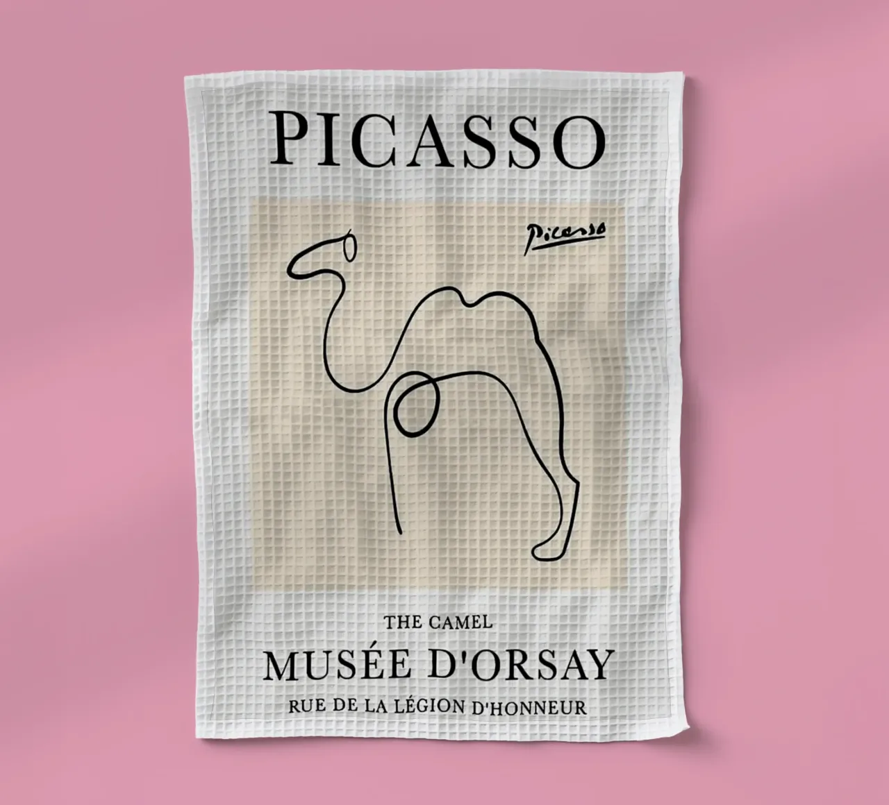 Schizzo di cammello di Picasso canovaccio da cucina da eternal nino