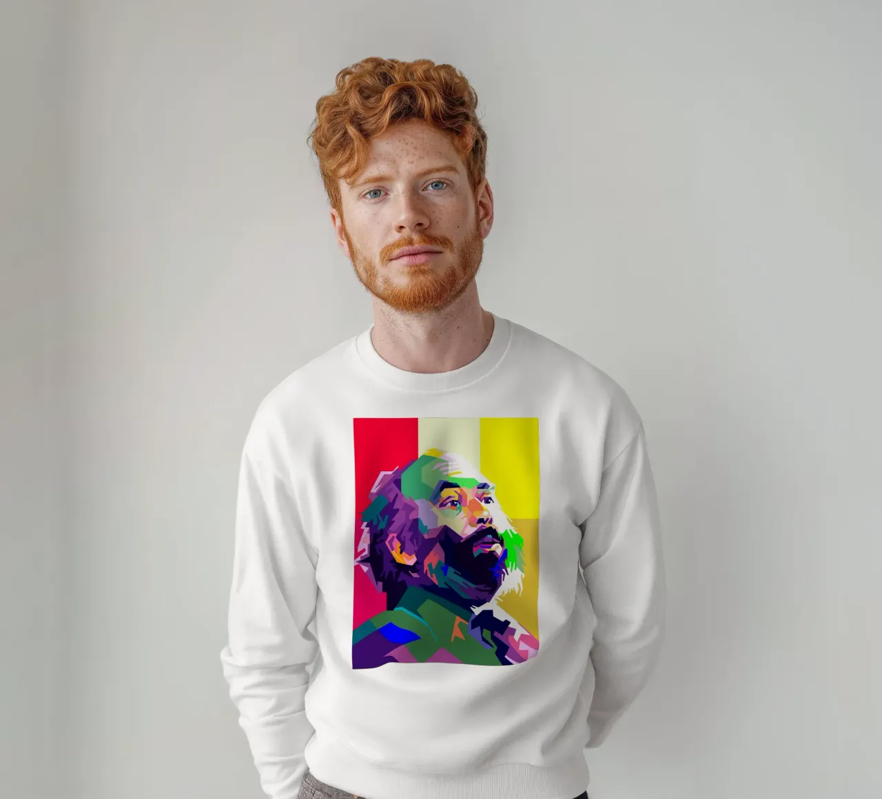 Luciano Pavarotti Opera Musical Art WPAP felpa da Artkreator