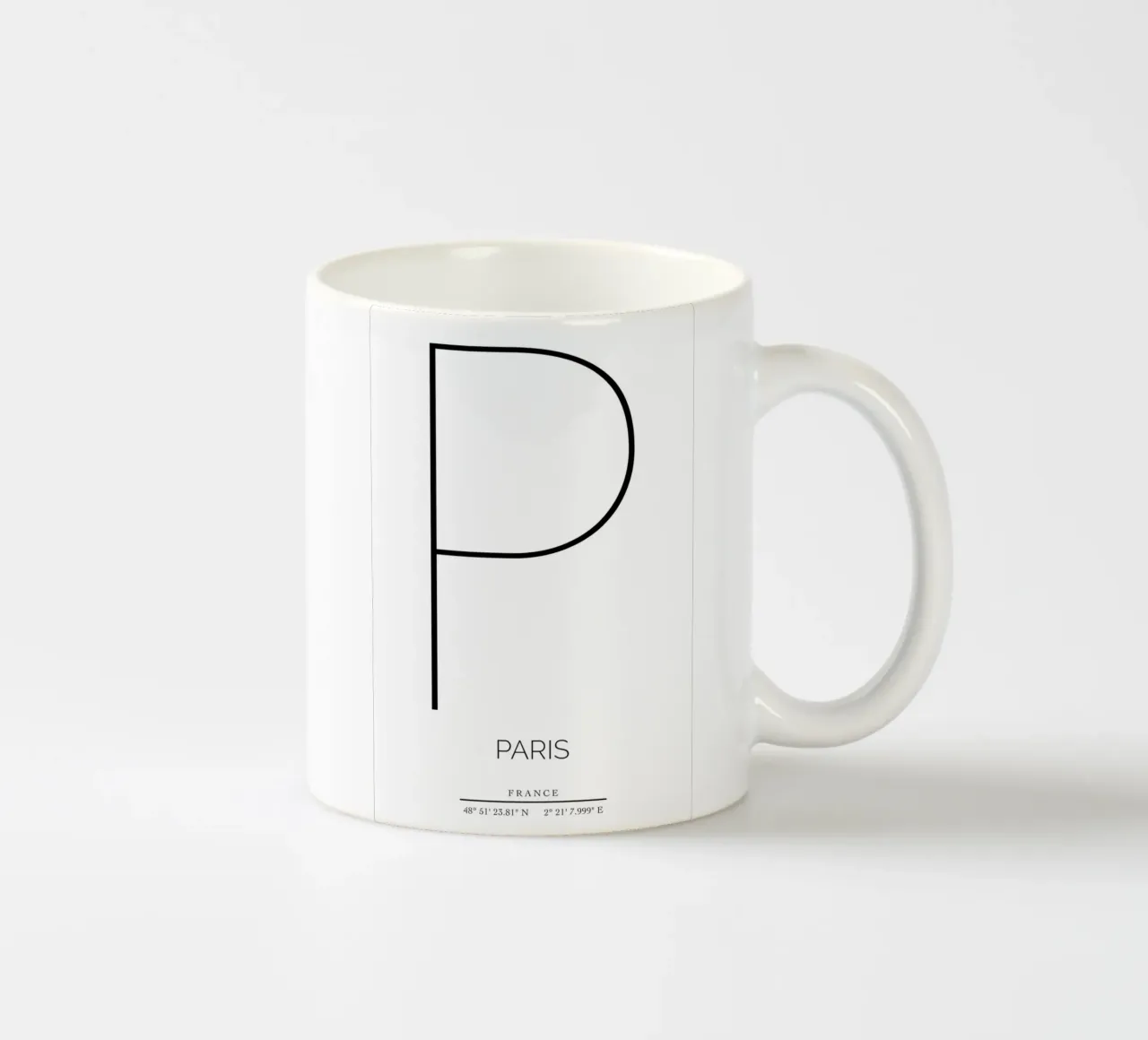 PARIS - blanc tazza in ceramica da CityLights