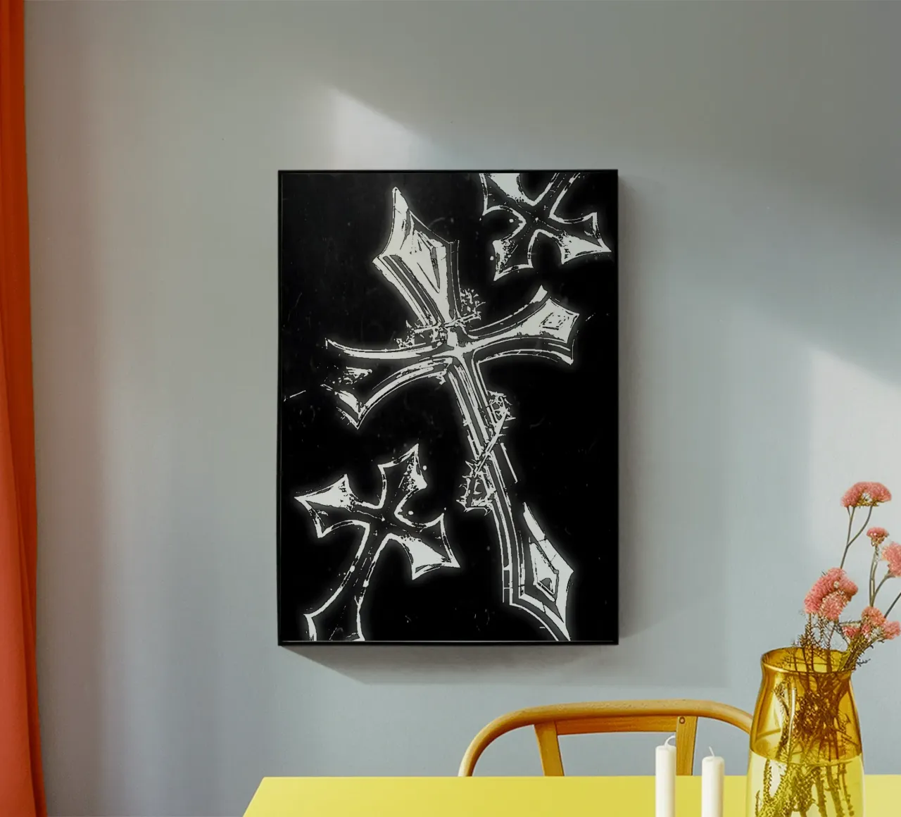 Metallic Cross plexiglass da Type & Tape