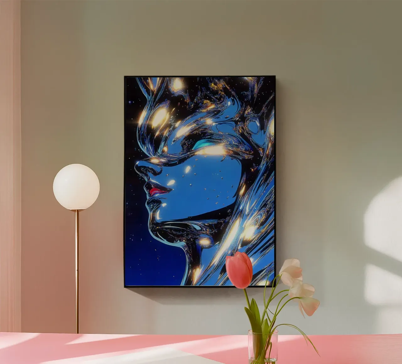 Face Made Of Liquid plexiglass da Type & Tape