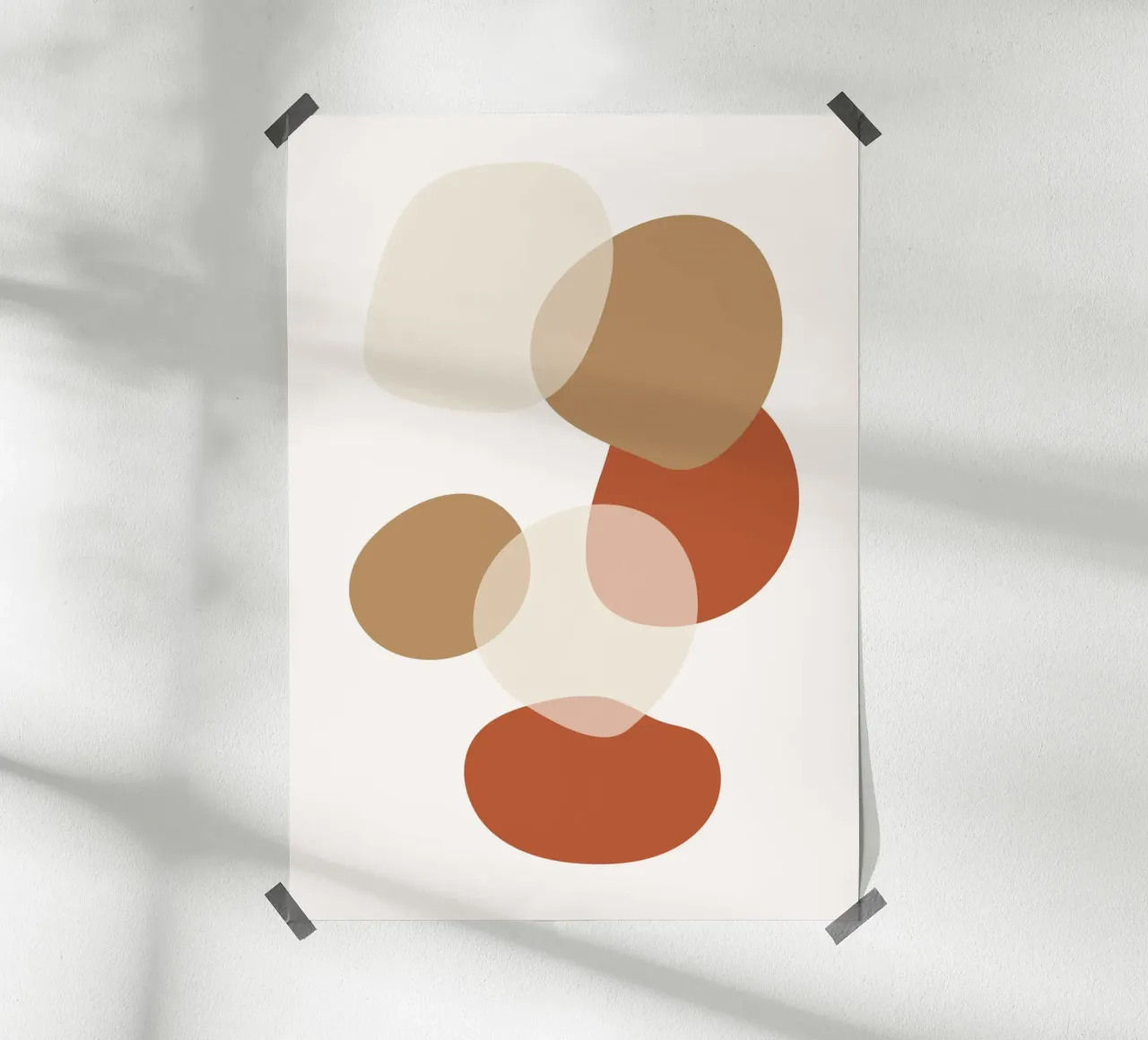 Stone stack bohemian poster by galihstudio