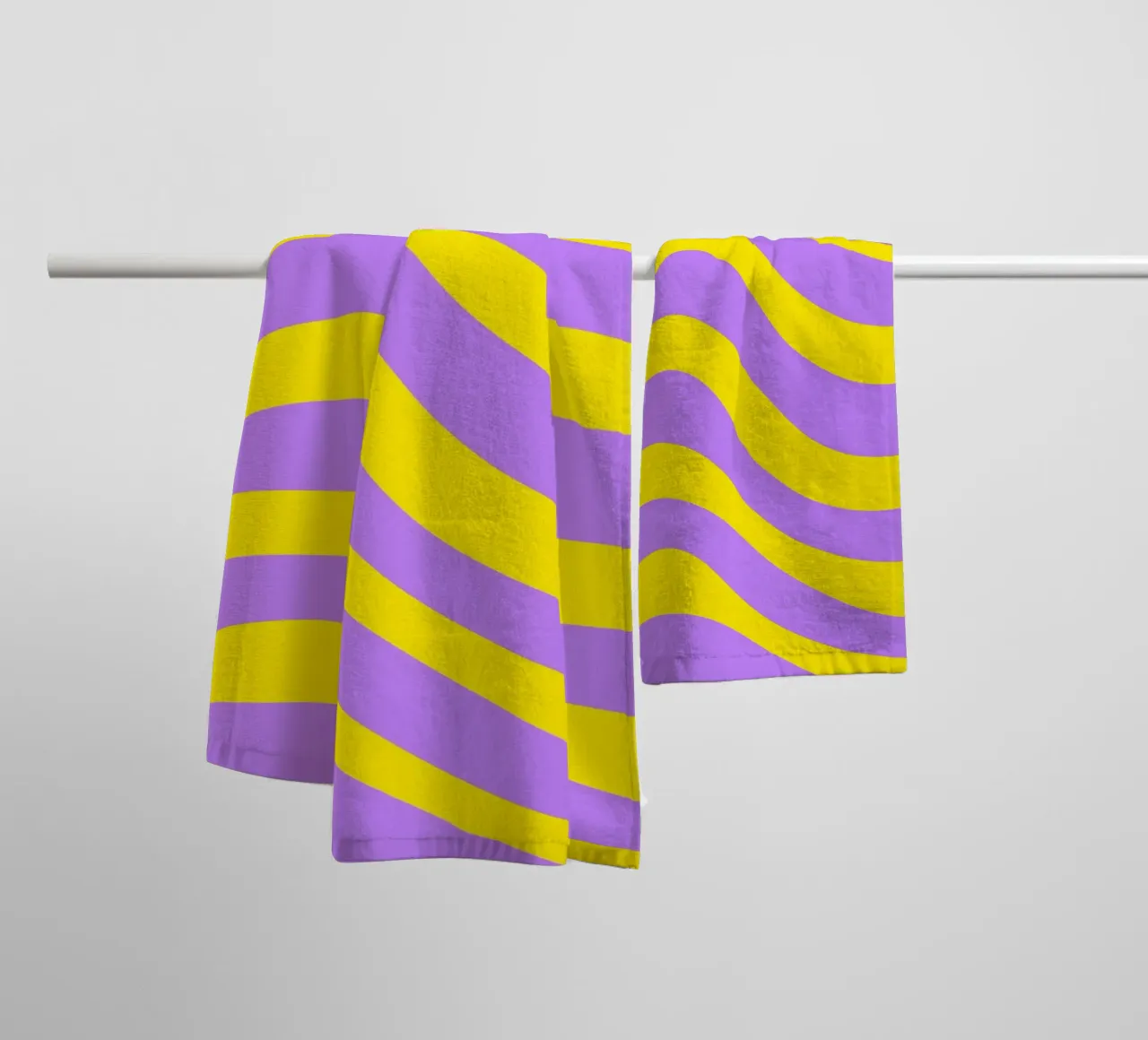 Line wave dynamic bold towel by galihstudio