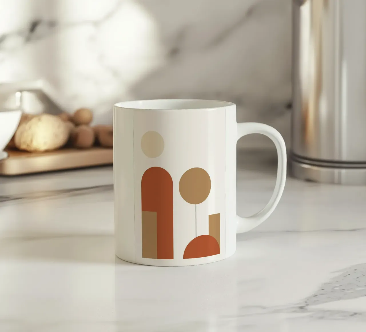 Foresta boema accogliente tazza in ceramica da galihstudio