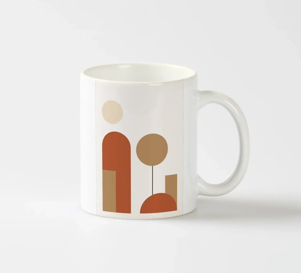 Foresta boema accogliente tazza in ceramica da galihstudio