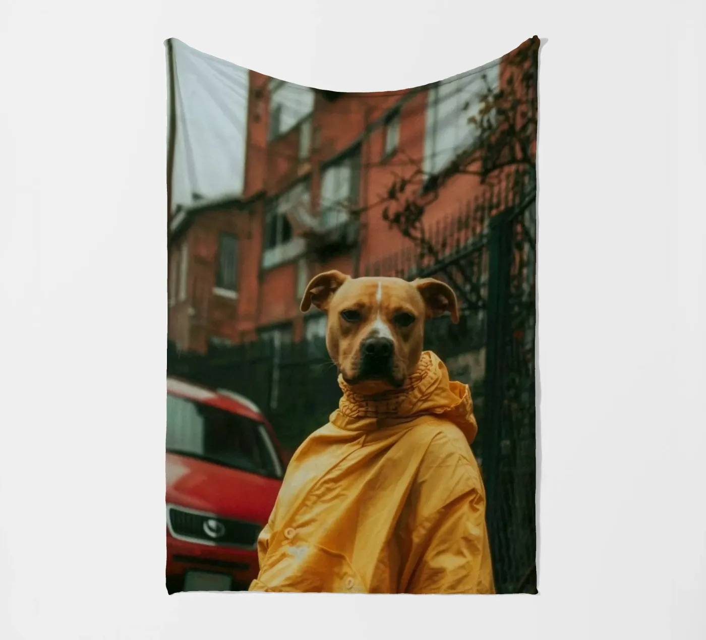 Léo fleece blanket by Affiches Chien Originales – Dogland