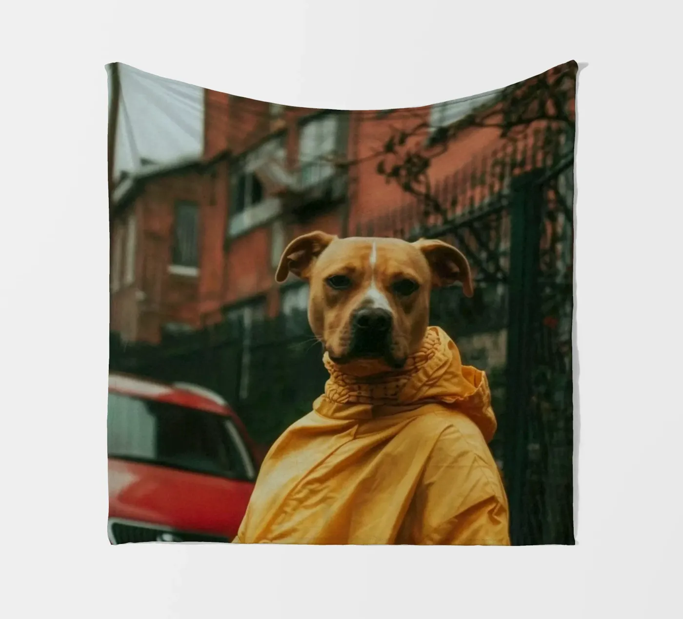 Léo fleece blanket by Affiches Chien Originales – Dogland