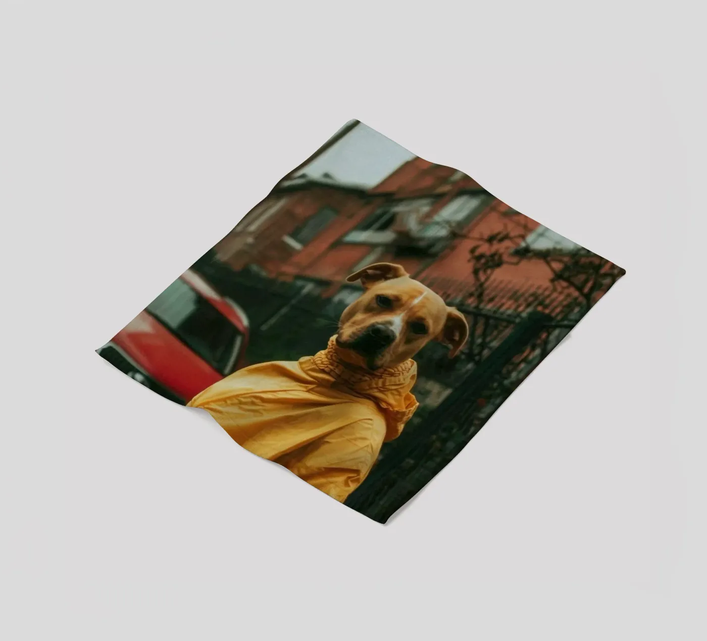 Léo fleece blanket by Affiches Chien Originales – Dogland