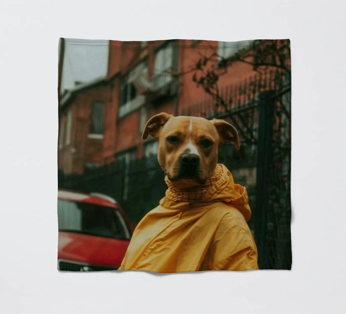 Léo fleece blanket by Affiches Chien Originales – Dogland