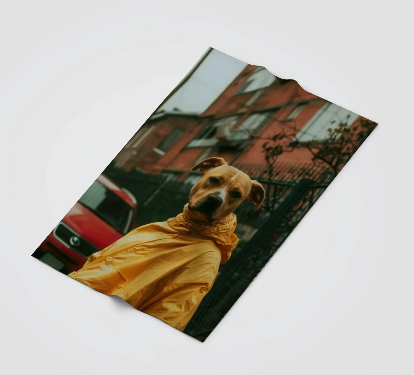 Léo fleece blanket by Affiches Chien Originales – Dogland