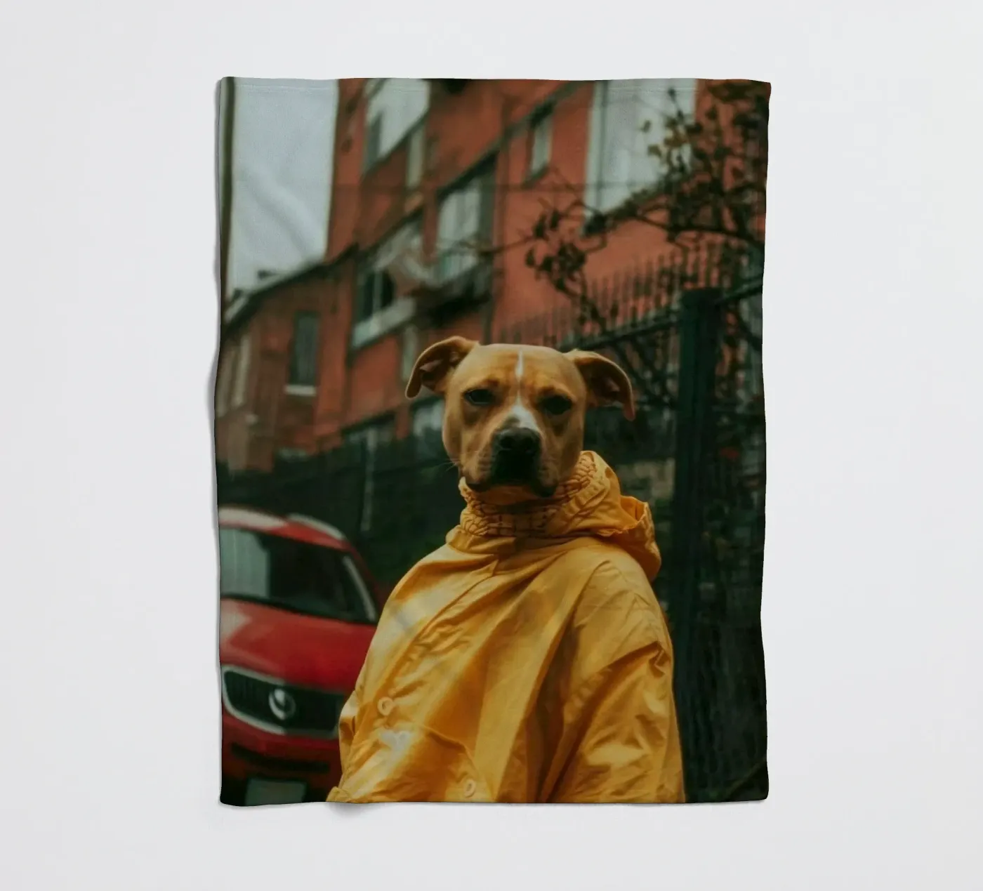 Léo fleece blanket by Affiches Chien Originales – Dogland