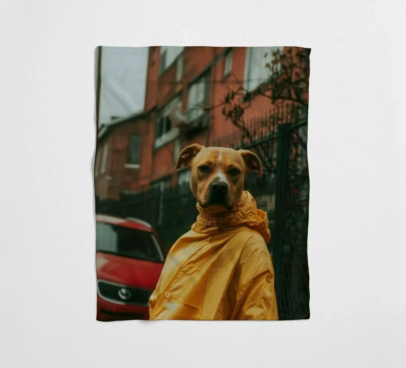 Léo fleece blanket by Affiches Chien Originales – Dogland