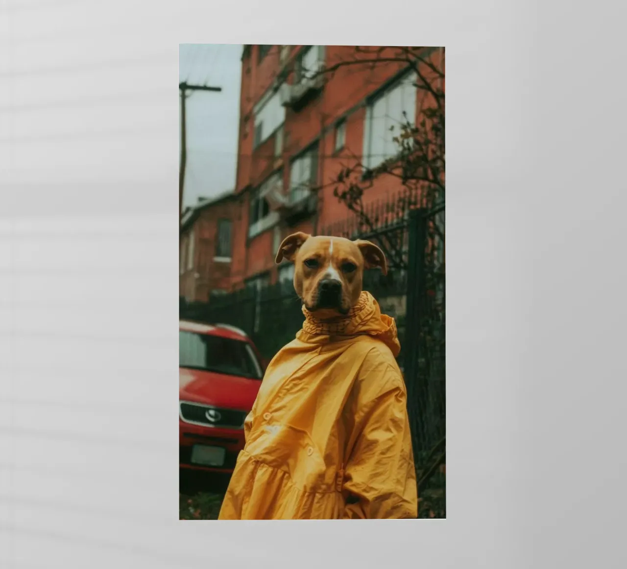 Léo pellicola backlit da Affiches Chien Originales – Dogland