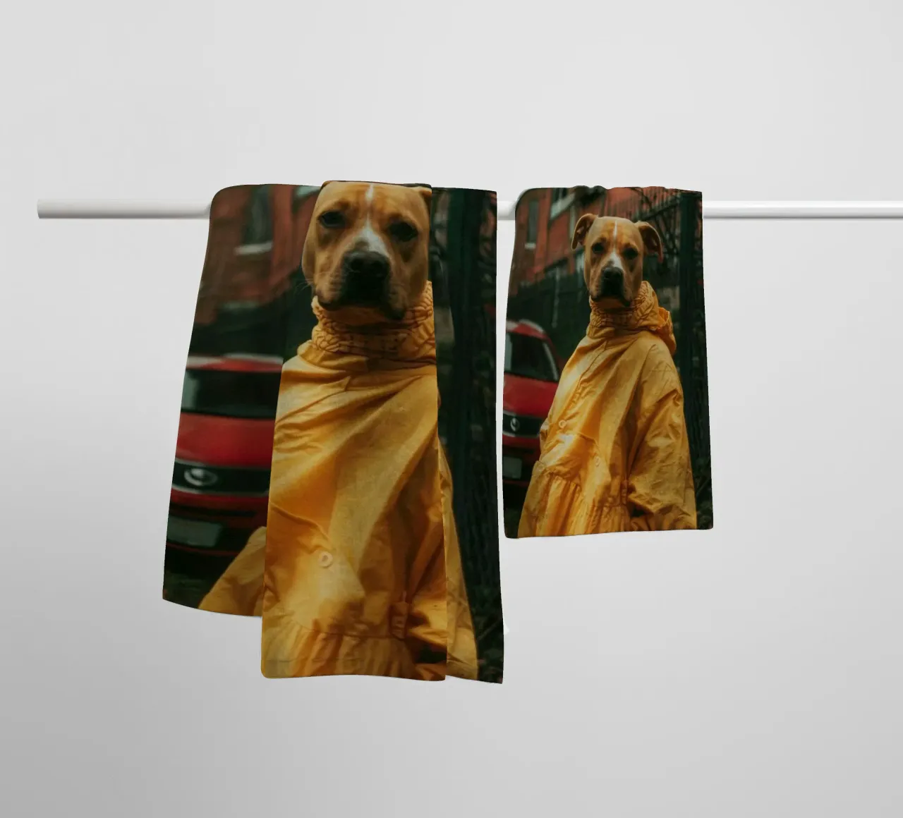 Léo asciugamano da bagno da Affiches Chien Originales – Dogland