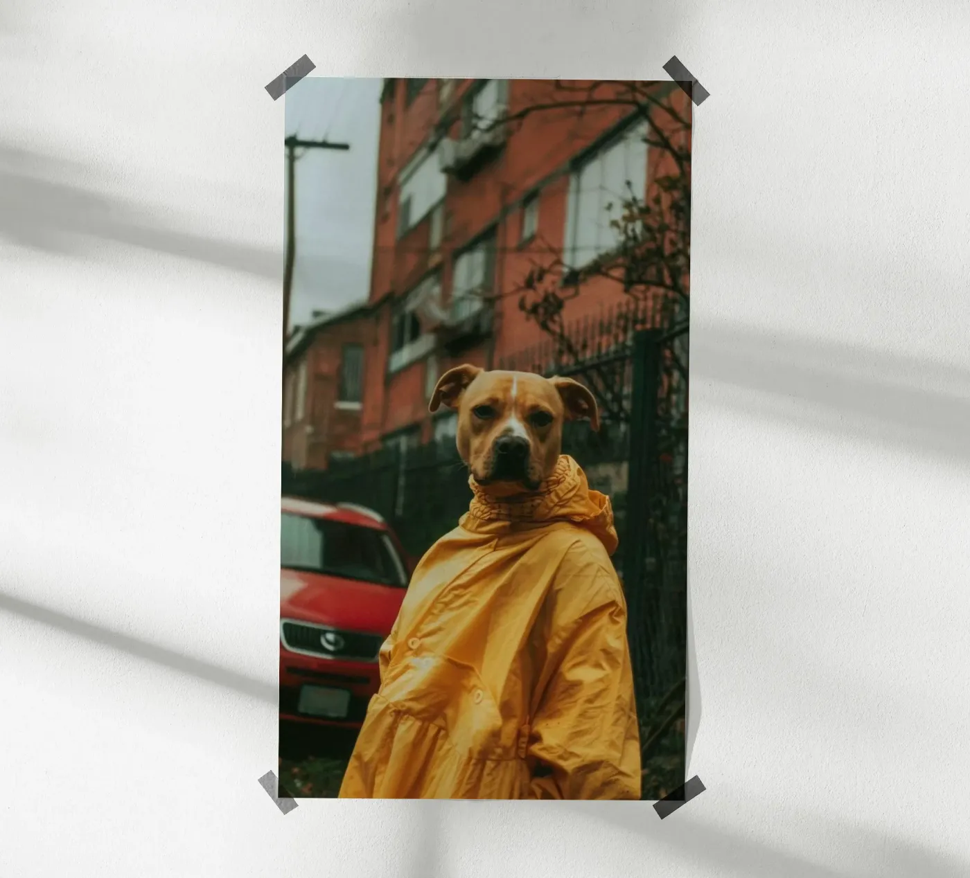 Léo Poster von Affiches Chien Originales – Dogland
