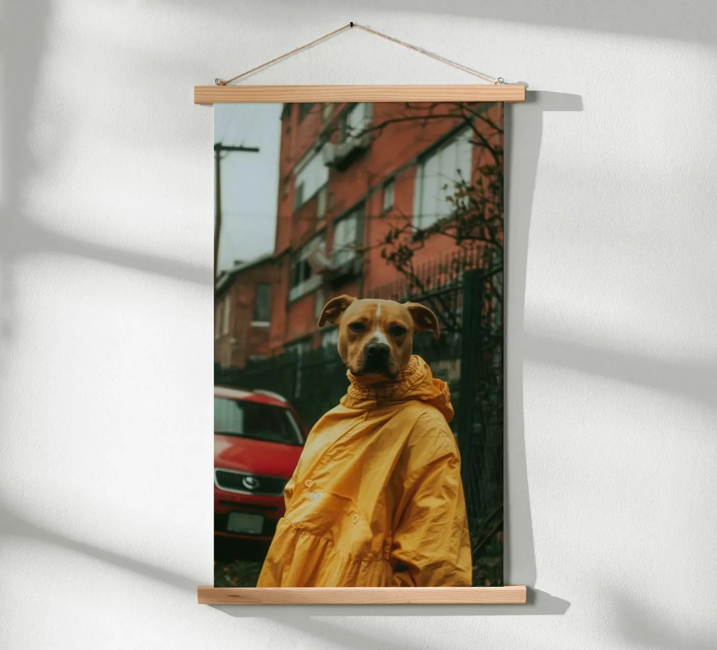 Léo Poster von Affiches Chien Originales – Dogland