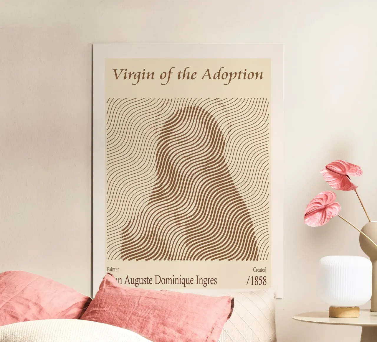 Vergine dell'adozione poster da Doa Project