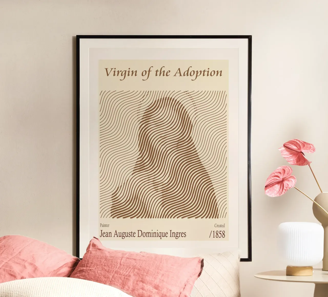 Vergine dell'adozione poster da Doa Project