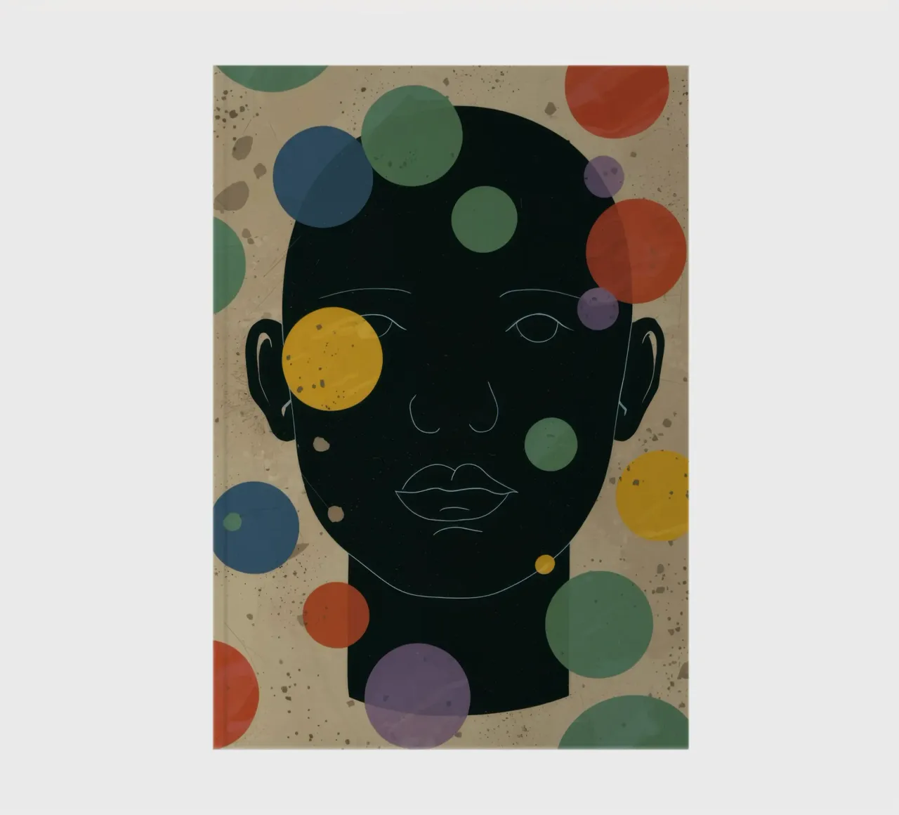 Joyful Dot Matrix notebook by Katarsis Mann