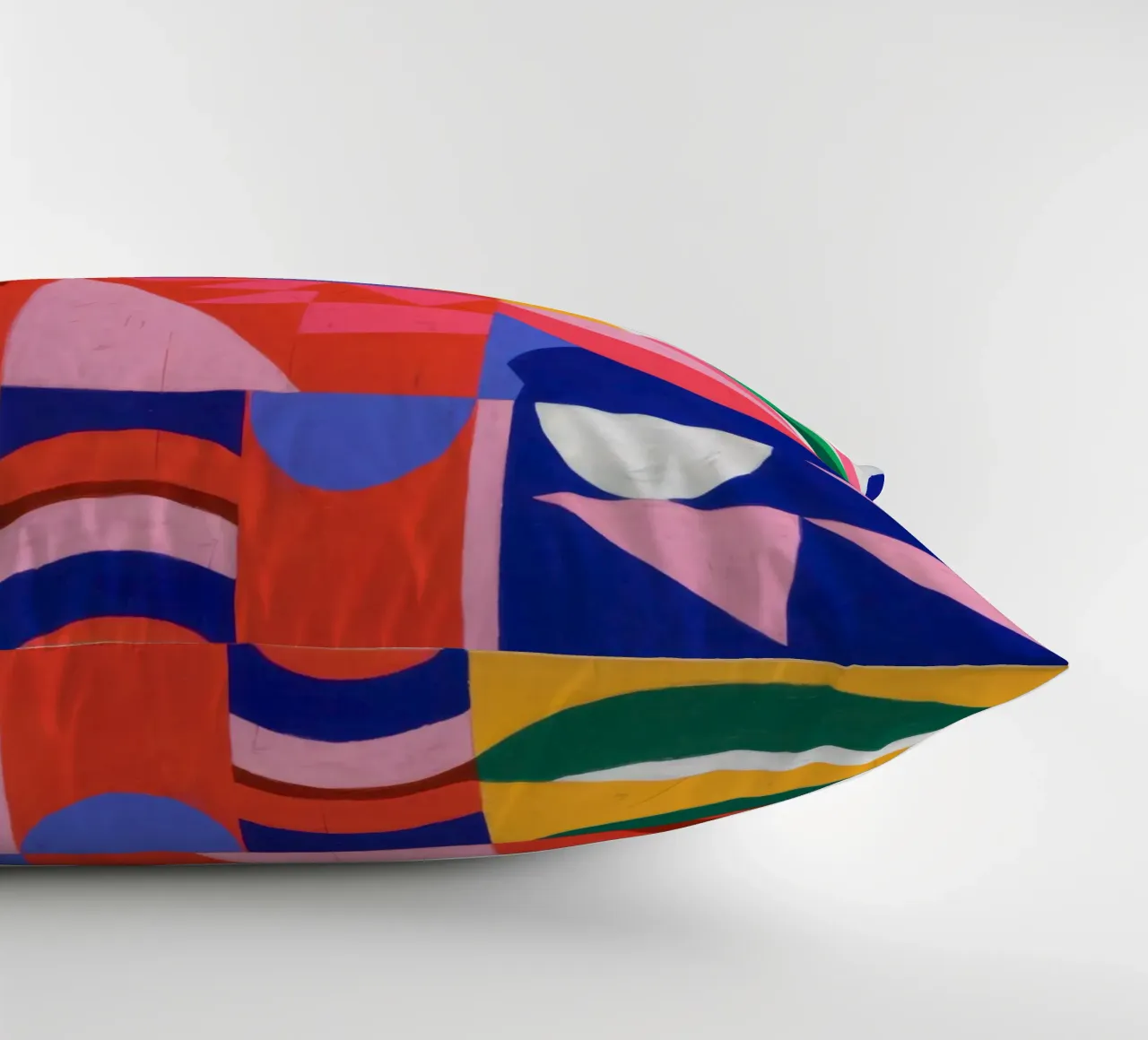 Gioco di colori di metà secolo cuscino da Katarsis Mann