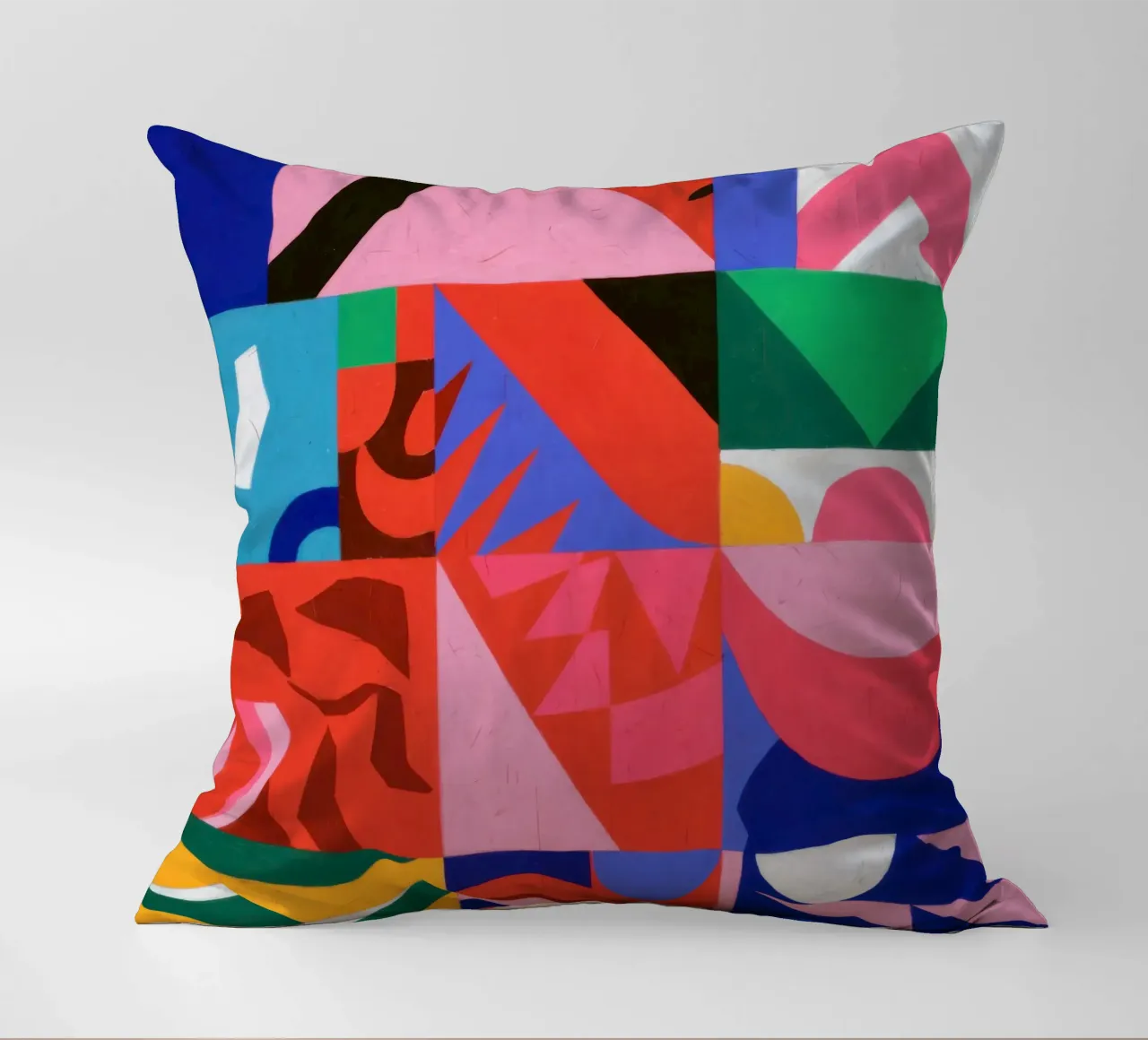 Gioco di colori di metà secolo cuscino da Katarsis Mann