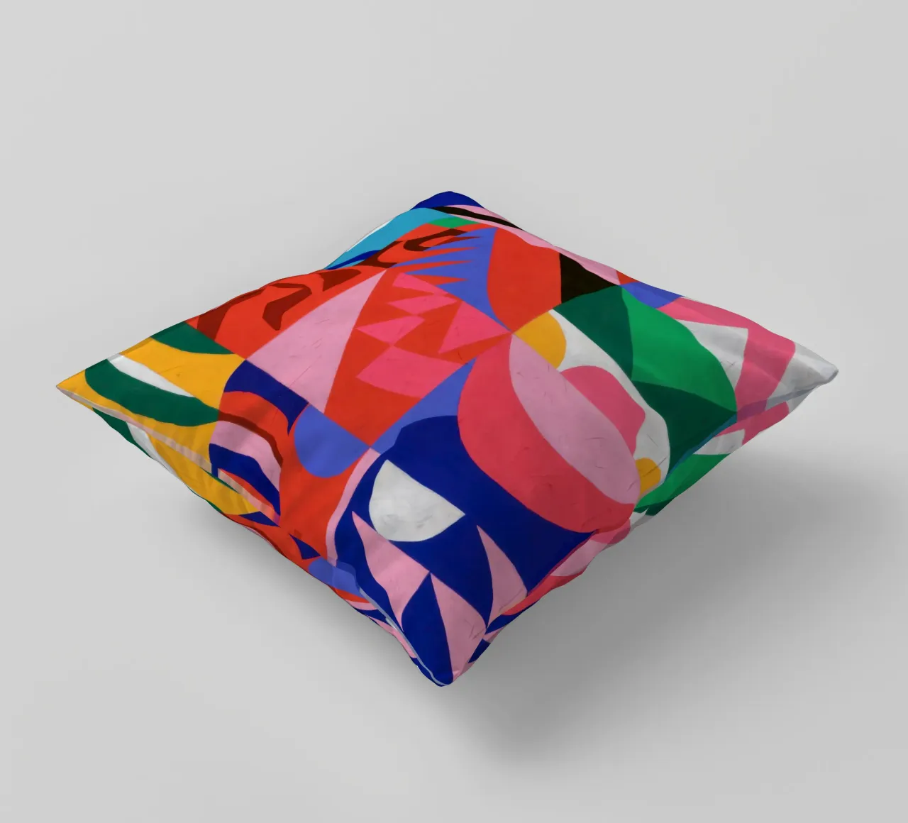 Gioco di colori di metà secolo cuscino da Katarsis Mann
