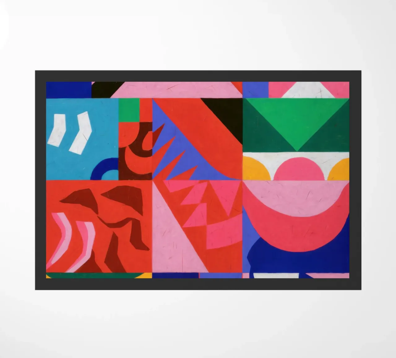 Gioco di colori di metà secolo zerbino da Katarsis Mann