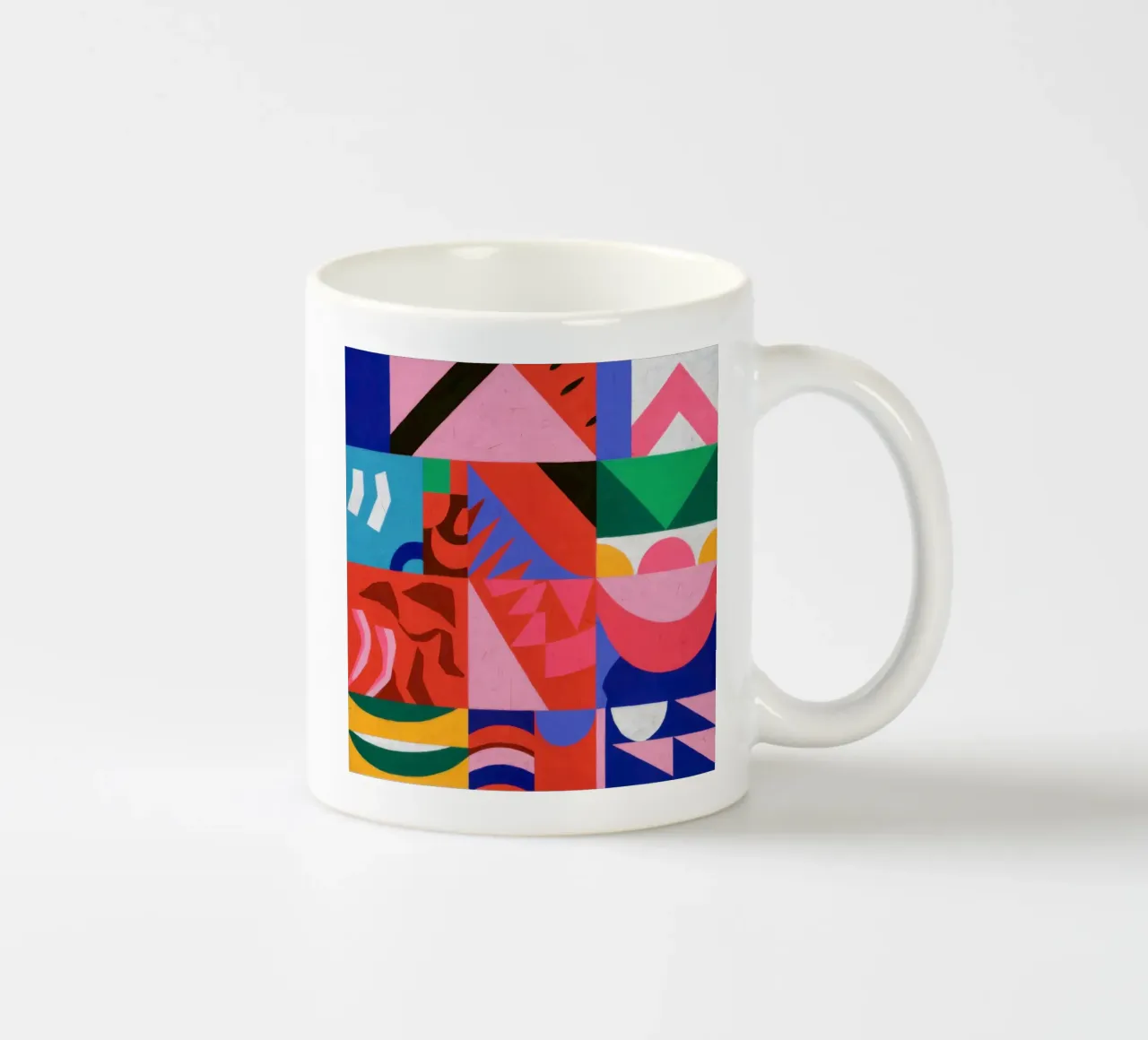 Gioco di colori di metà secolo tazza in ceramica da Katarsis Mann