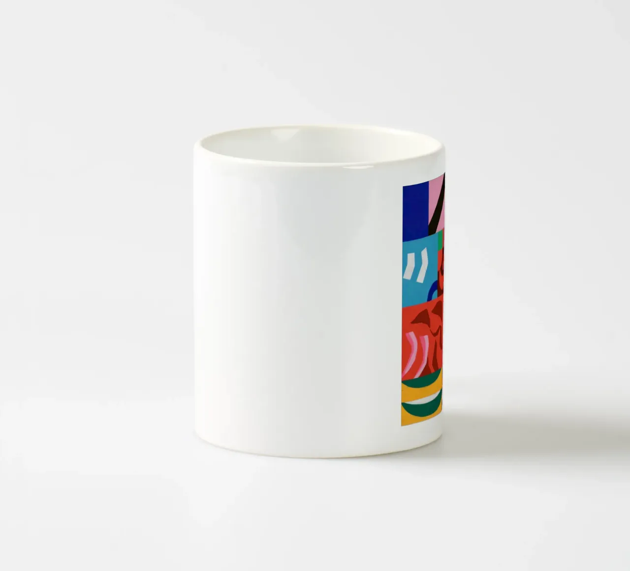 Gioco di colori di metà secolo tazza in ceramica da Katarsis Mann