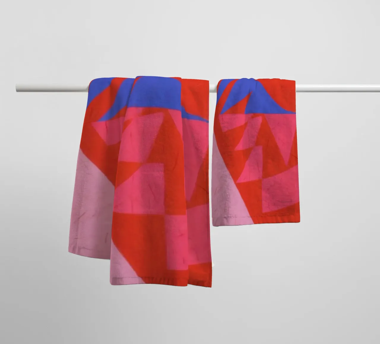 Gioco di colori di metà secolo asciugamano da bagno da Katarsis Mann