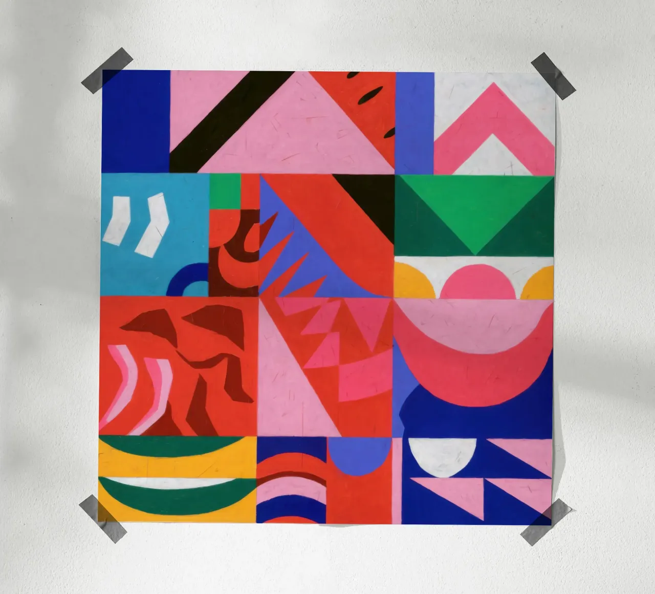 Gioco di colori di metà secolo carta hahnemühle da Katarsis Mann