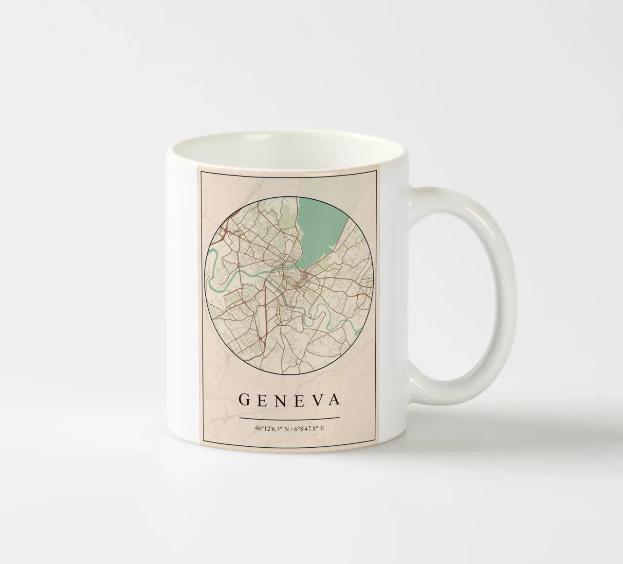 Geneva tazza in ceramica da mesa