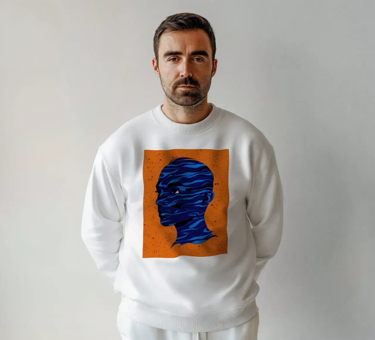 Forma blu liquida felpa da Katarsis Mann