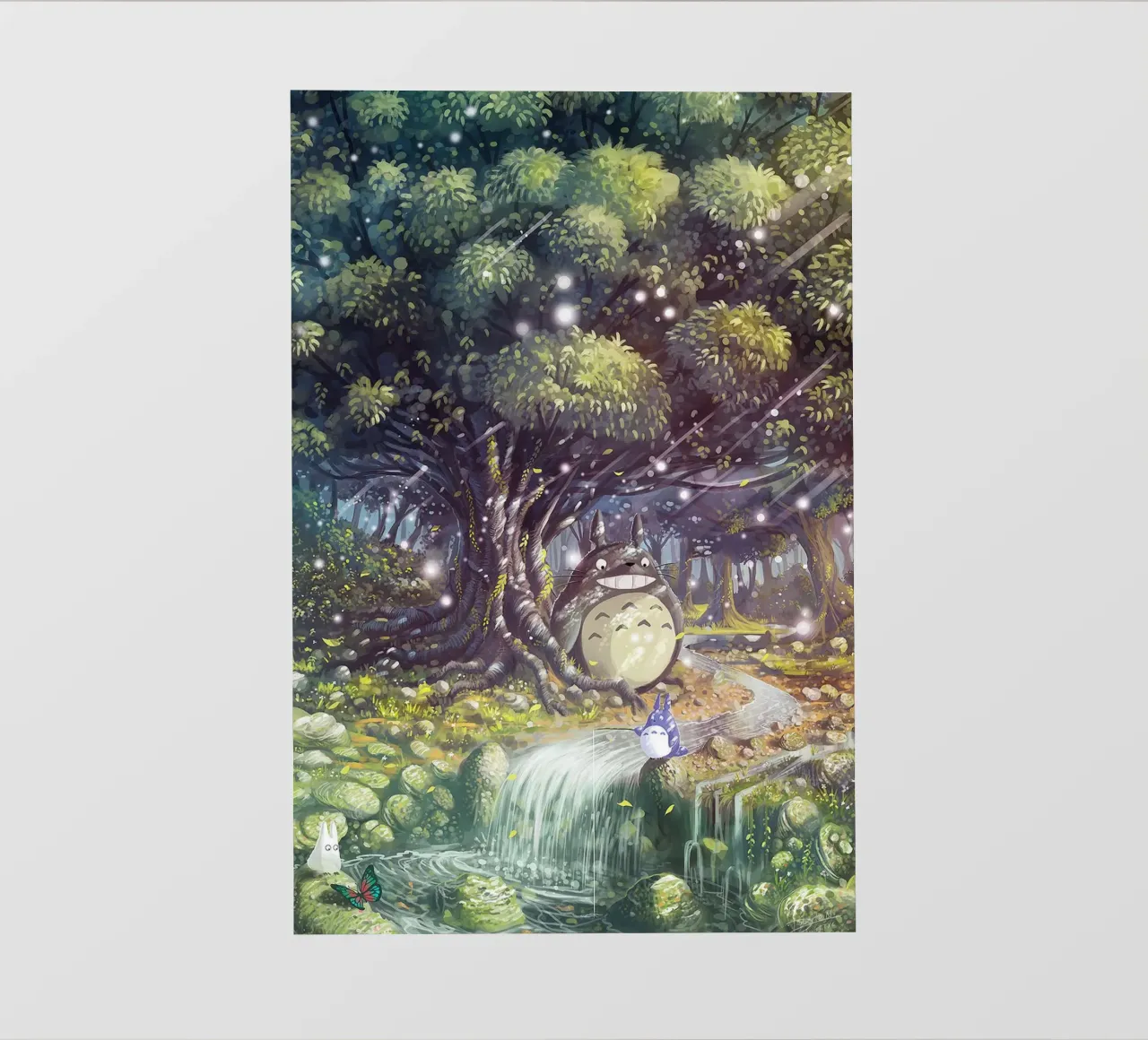 Paradiso Magico Totoro pellicola backlit da Junior Harrington