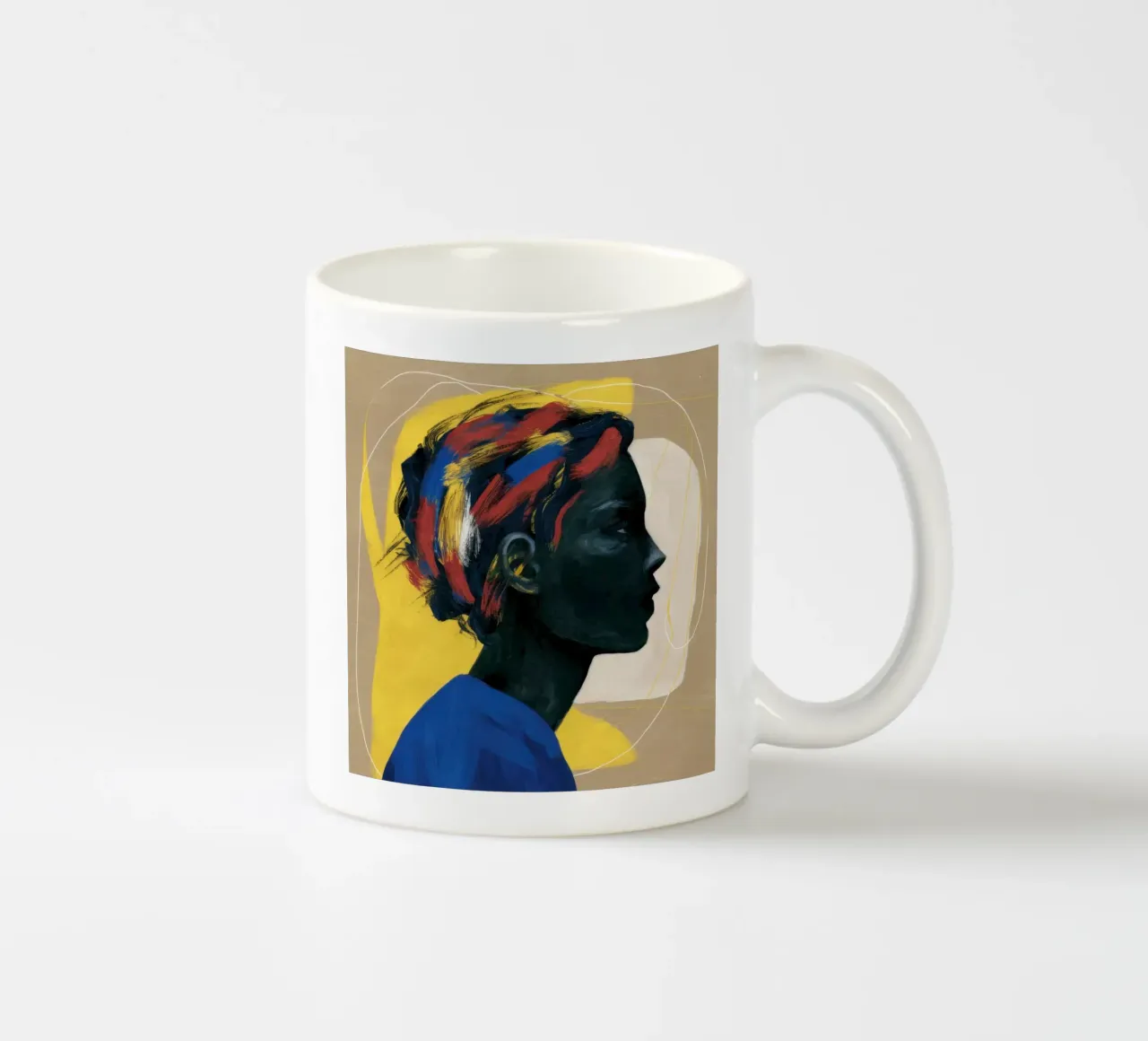 Profilo di contemplazione cromatica tazza in ceramica da Katarsis Mann