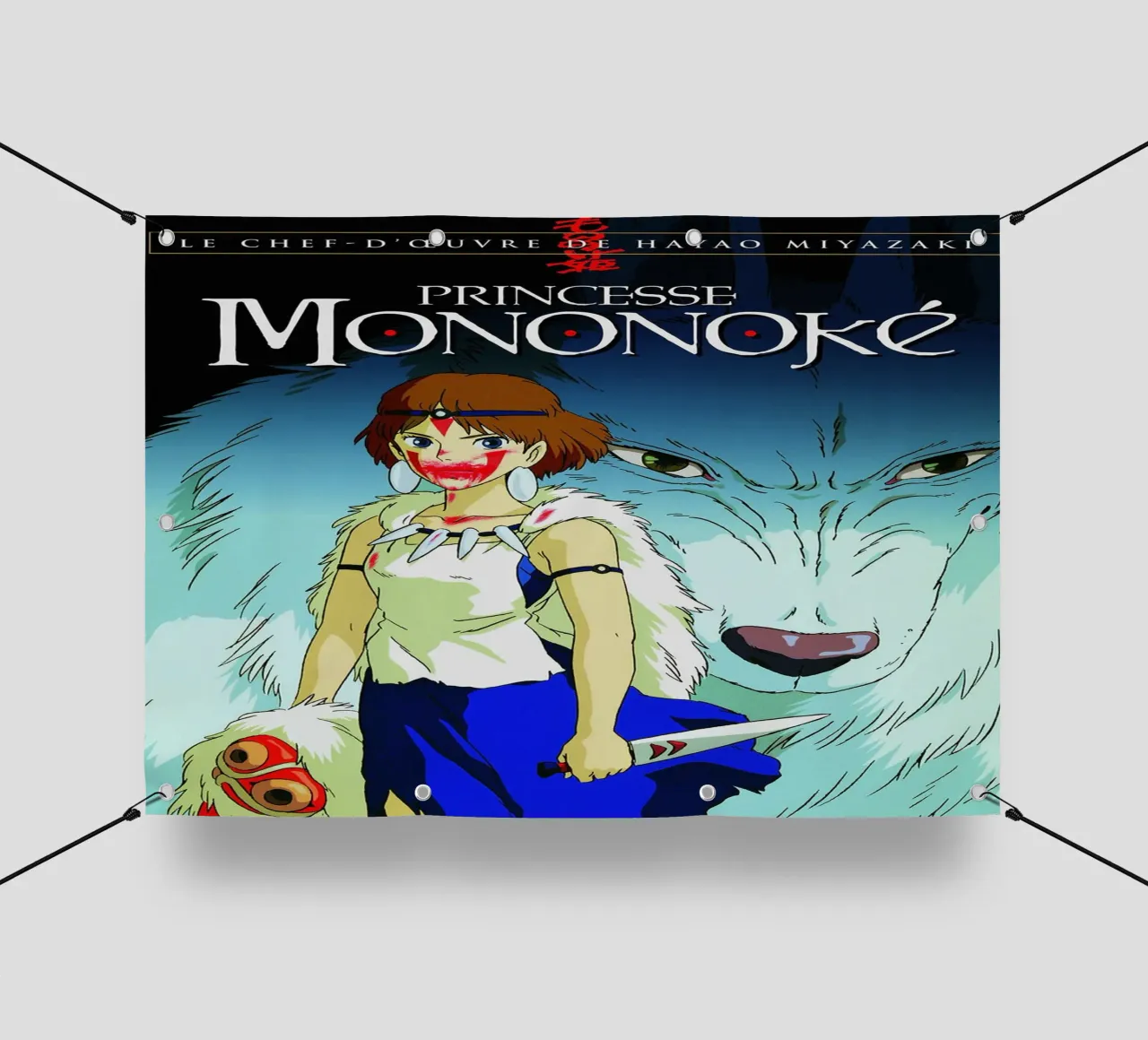 Principessa Mononoke (francese) telo in pvc da Junior Harrington