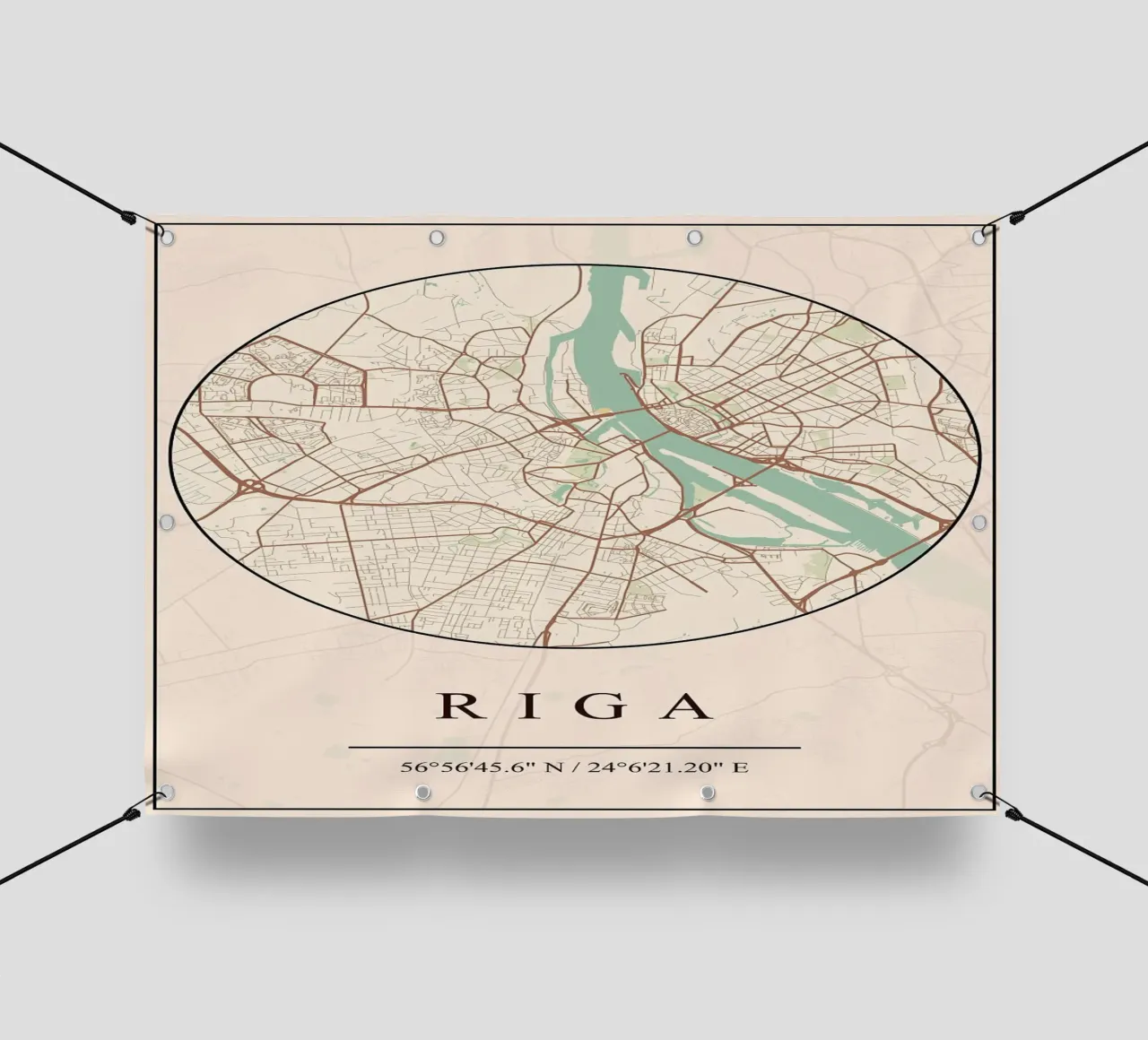 RIGA telo in pvc da mesa